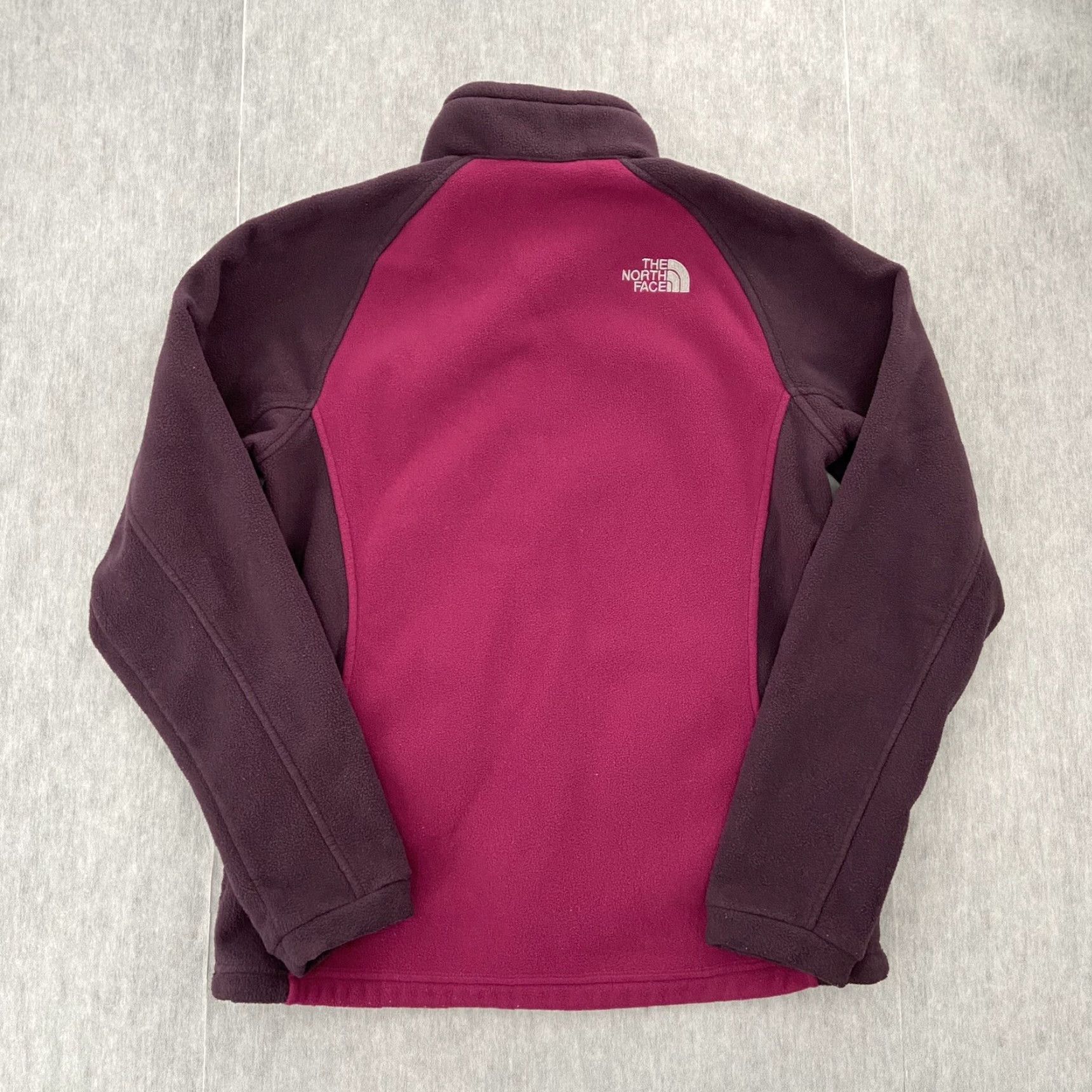 The North Face The North Face Jacket Womens Medium Purple Pink Full Zip Fleece Logo Ladies M Size M / US 6-8 / IT 42-44 - 3 Thumbnail