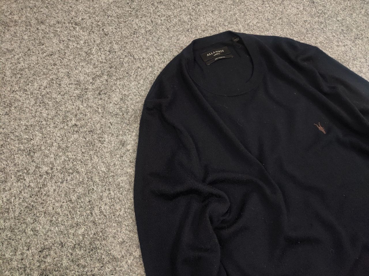 Allsaints Allsaints mode merino crew Light Navy Blue Sweater Size US M / EU 48-50 / 2 - 7 Thumbnail