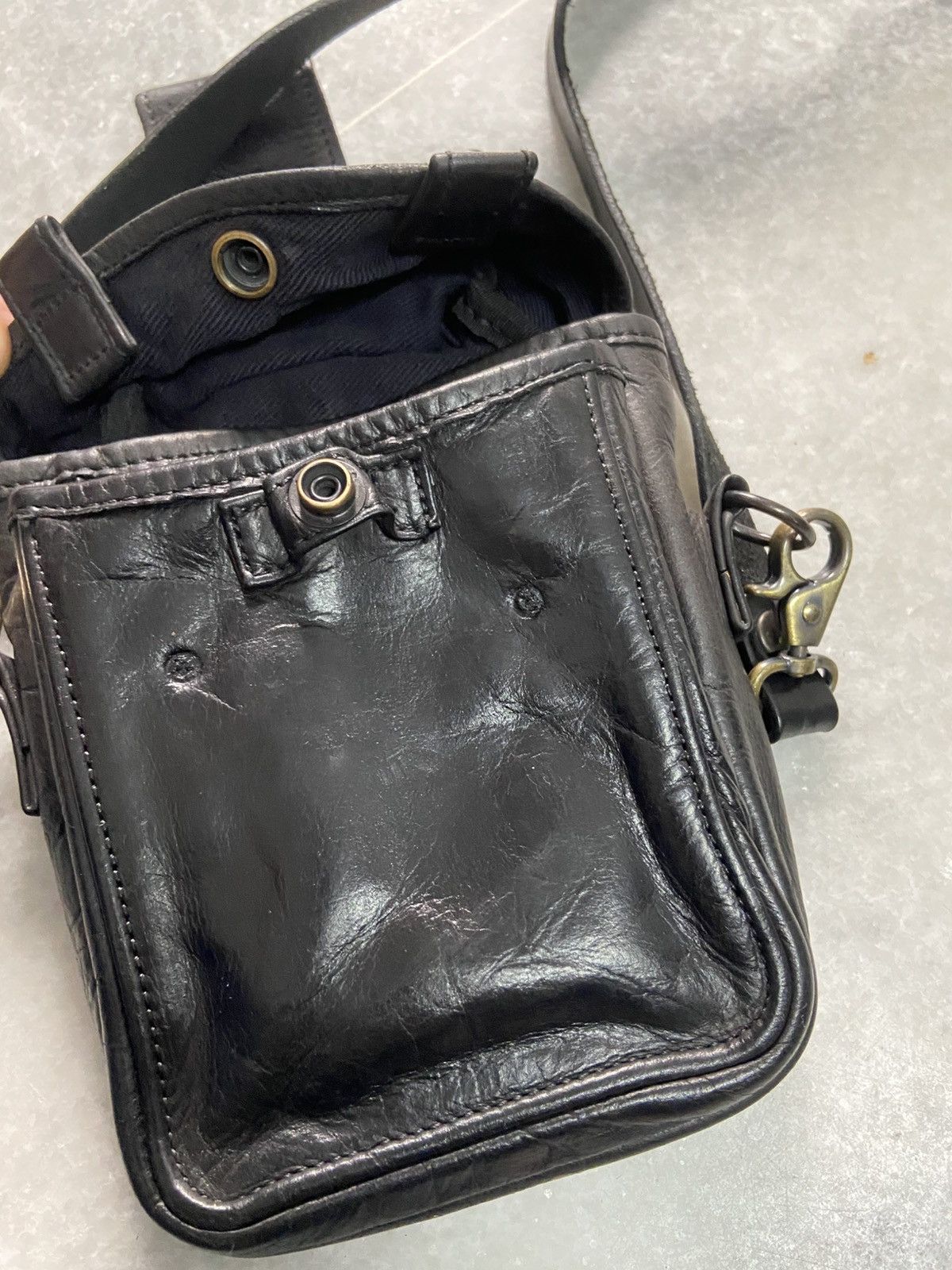 Porter Porter Yoshida Leather pouch Or Belt Shoulder Bag Black Size ONE SIZE - 8 Thumbnail