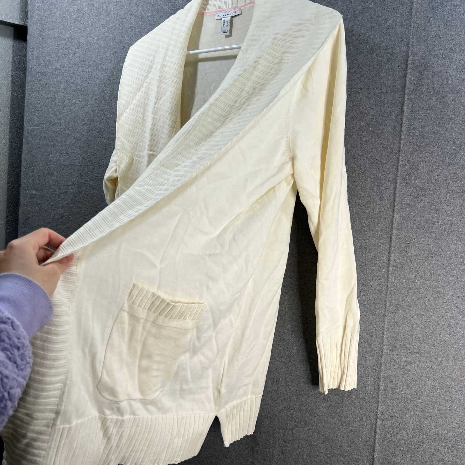 Isaac Mizrahi Isaac Mizrahi Live! Shawl Collar Sweater Cardigan Size L / US 10 / IT 46 - 8 Thumbnail