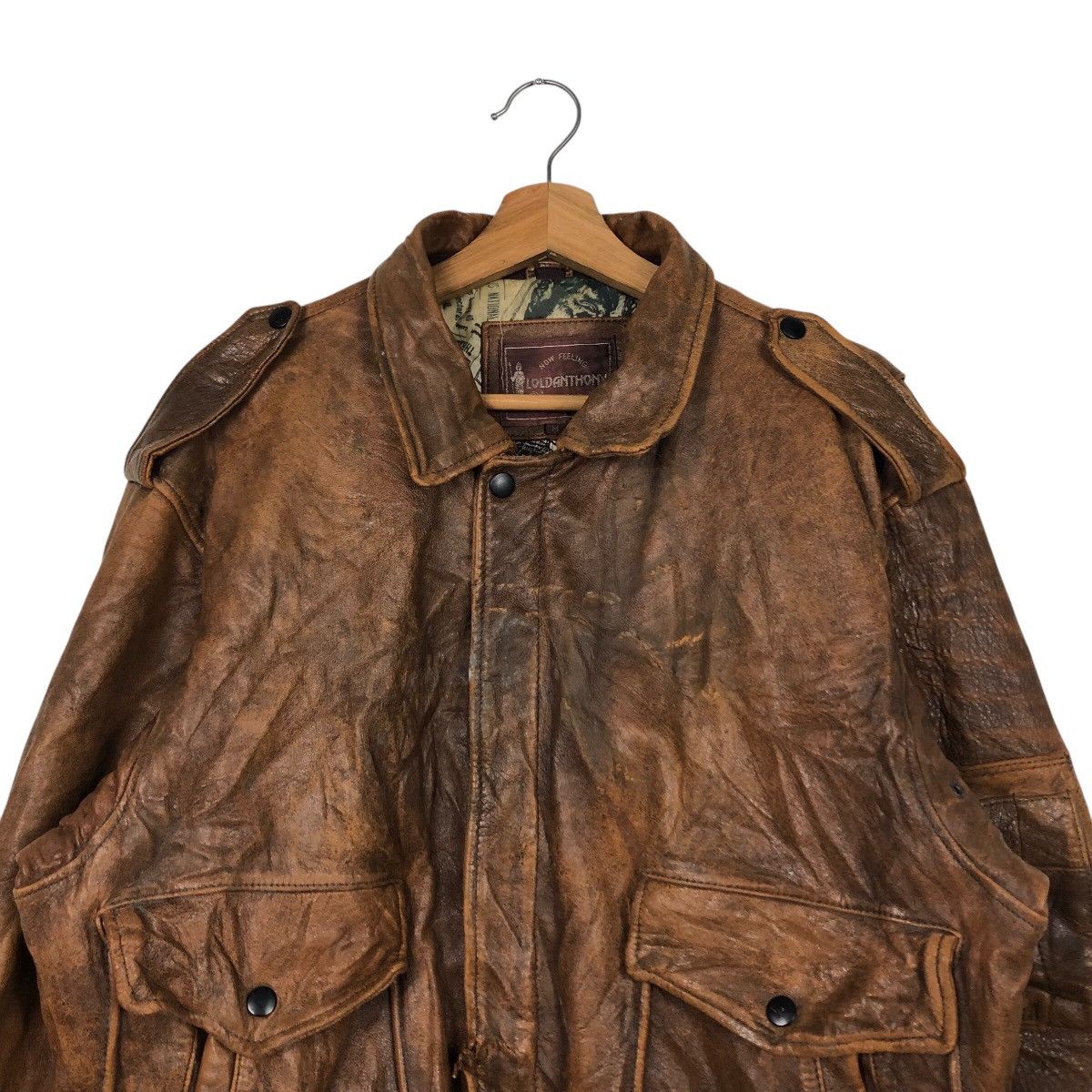 Japanese Brand 📌Vintage Genuine Leather Jacket Loldanthony Issey Miyake Size US M / EU 48-50 / 2 - 3 Thumbnail