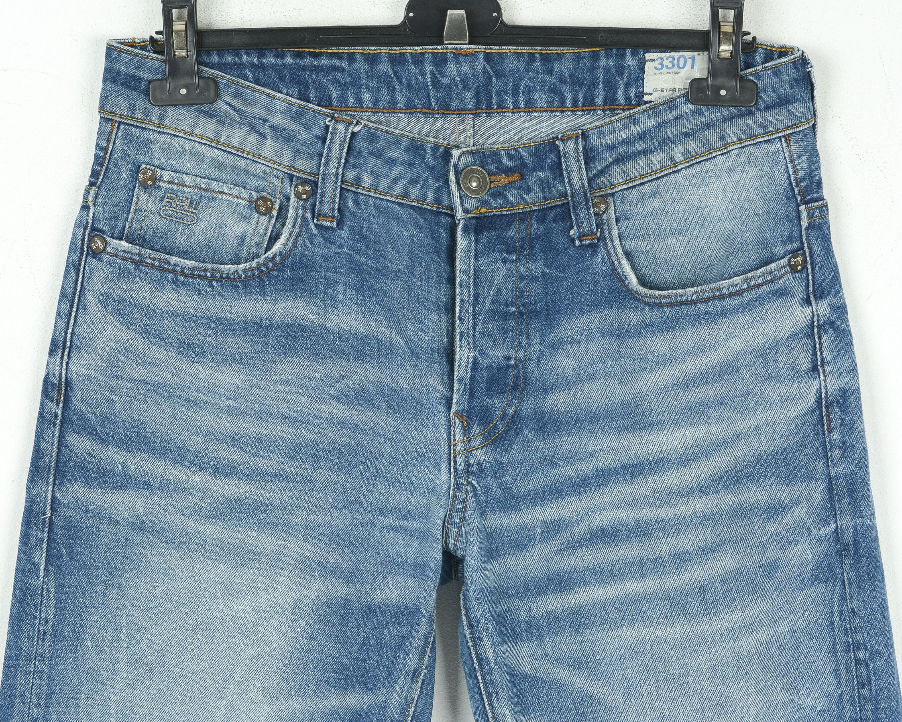 G-Star G STAR RAW Low Tapered W30 L34 Slim Jeans Trousers Straight Size US 30 / EU 46 - 2 Thumbnail
