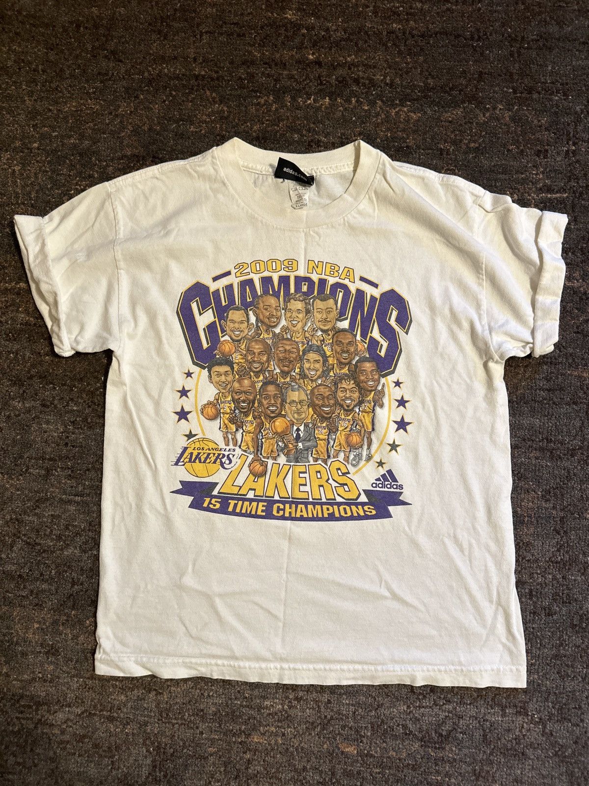 Adidas Adidas 2009 NBA Champions Los Angeles Lakers in youth XL Size US XS / EU 42 / 0 - 1 Thumbnail