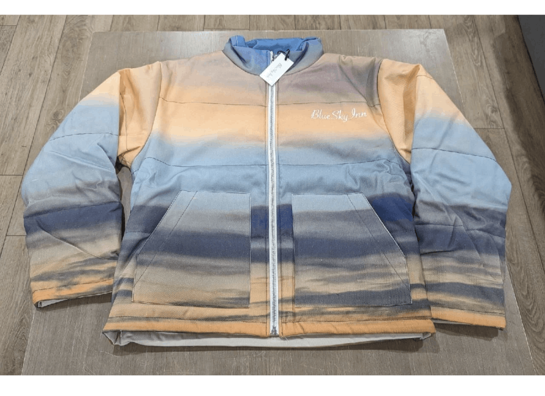 Blue Sky Inn Blue Sky Inn "Sunrise Clouds" Puffer Jacket Multi Large Size US L / EU 52-54 / 3 - 1 Thumbnail