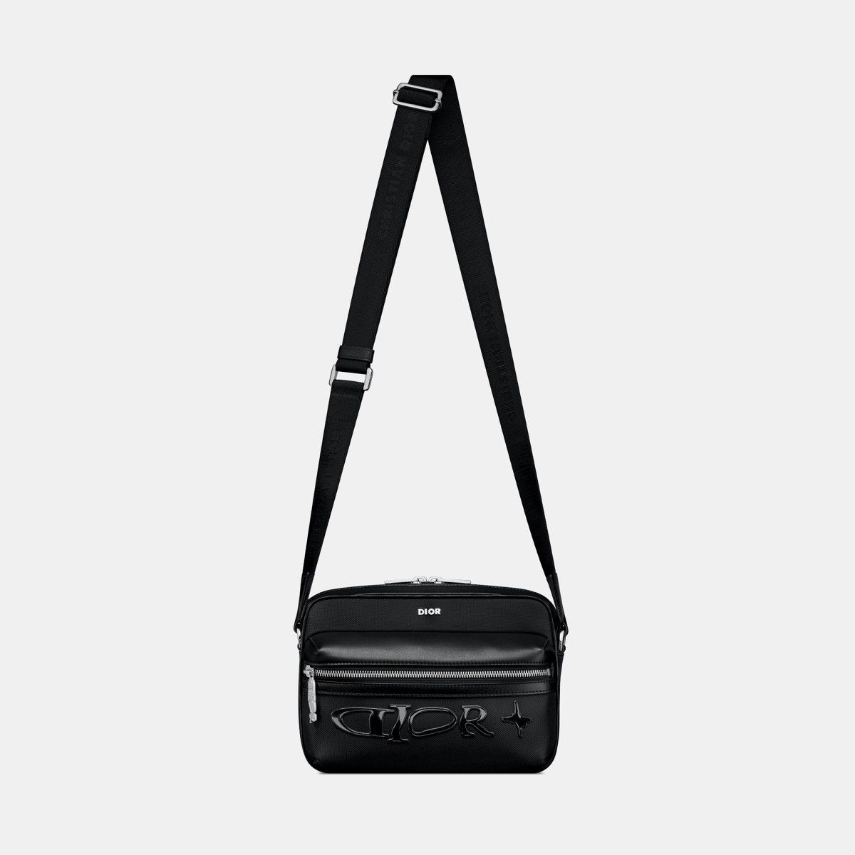 Dior o1bcso1str0226 Size:OS/2.0 Zipped Messenger Bag in Black Size ONE SIZE - 4 Thumbnail