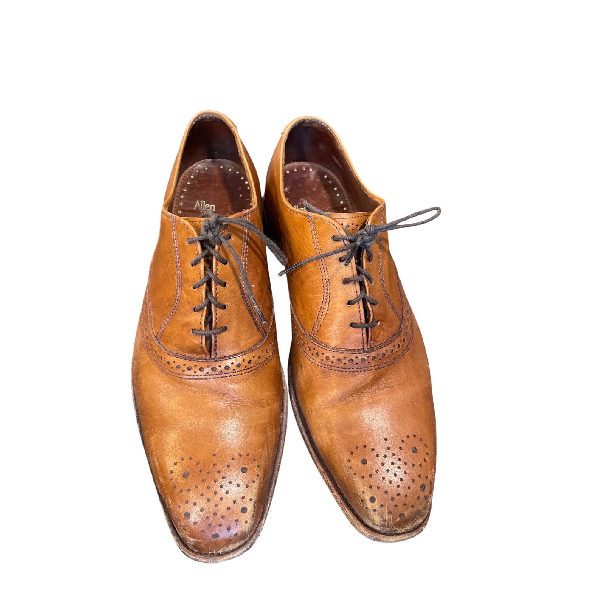 Allen Edmonds Allen Edmonds Augusta mens USA VTg brown leather oxford dre Size US 8.5 / EU 41-42 - 19 Thumbnail