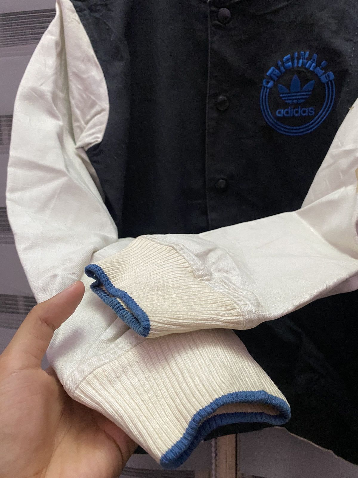 Adidas Vintage Y2K Adidas Trefoil Varsity Jacket Size US M / EU 48-50 / 2 - 3 Thumbnail