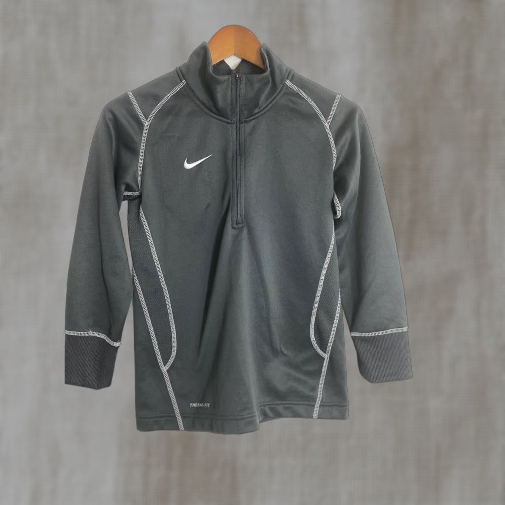 Nike Nike Womens Medium Gray Therma Fit 1/4 Zip Pullover Sweatshirt Size M / US 6-8 / IT 42-44 - 1 Thumbnail