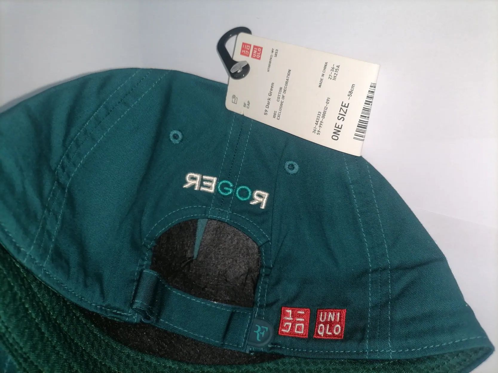 Uniqlo Rare Uniqlo x Rojer Federer Tennis Cap Size ONE SIZE - 3 Thumbnail