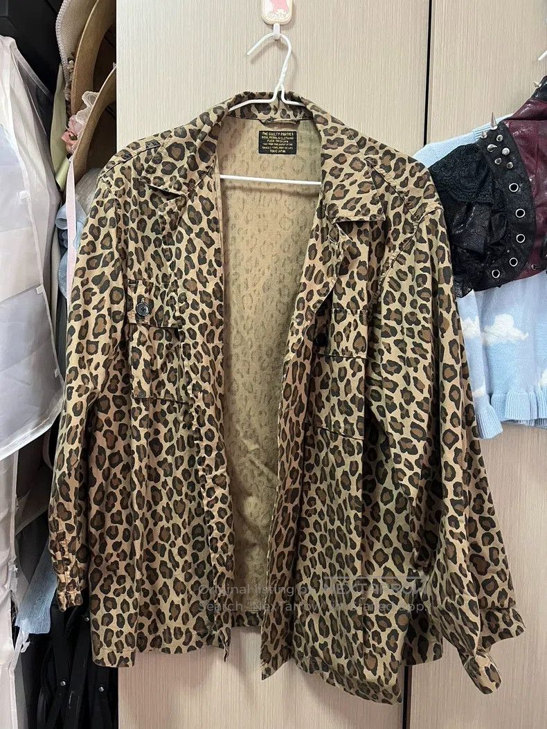 Wacko Maria Wacko Maria Leopard-print military shirt Size US L / EU 52-54 / 3 - 1 Thumbnail