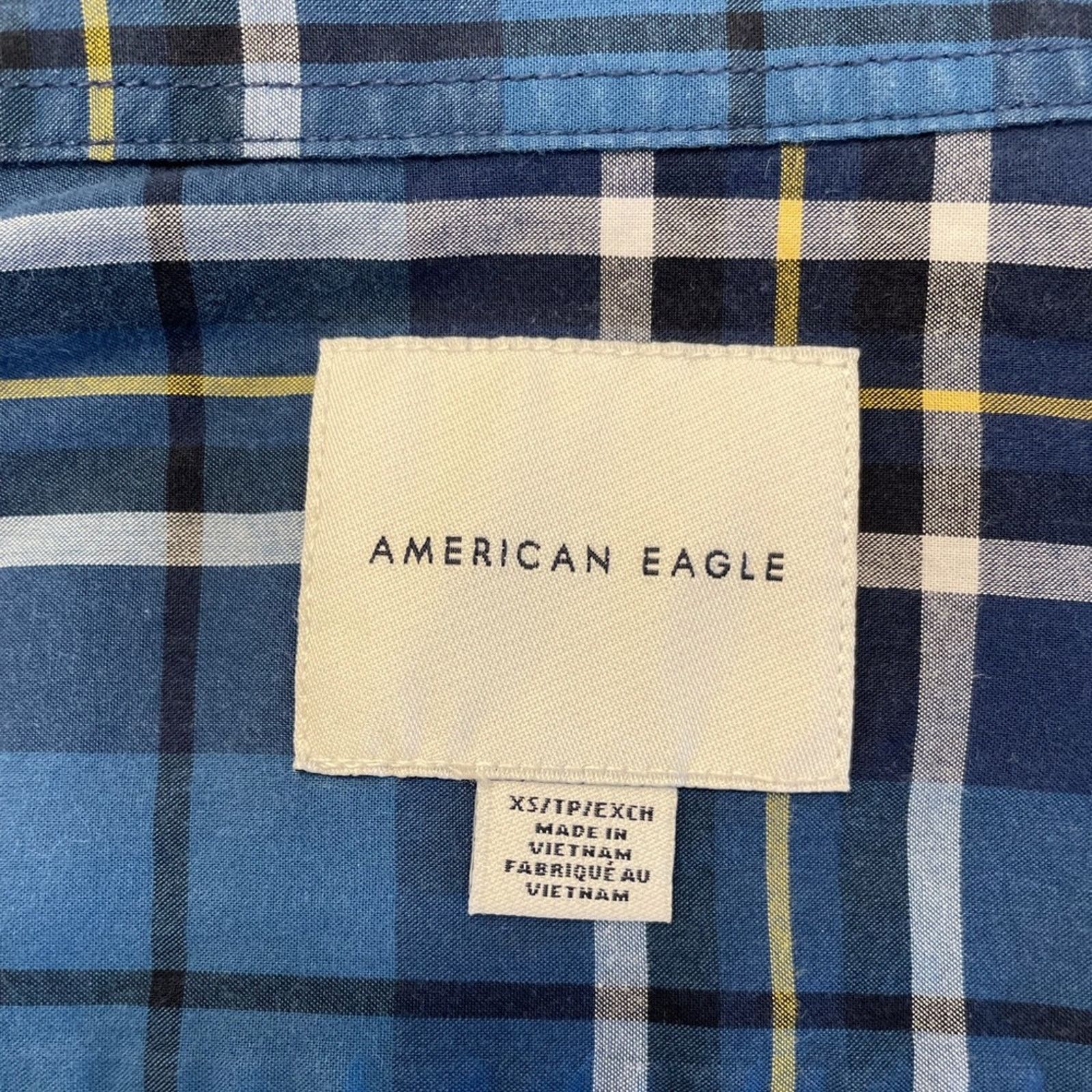 American Eagle Outfitters American Eagle Outfitters Plaid Poplin Button Down Shirt XS Size US XS / EU 42 / 0 - 5 Thumbnail