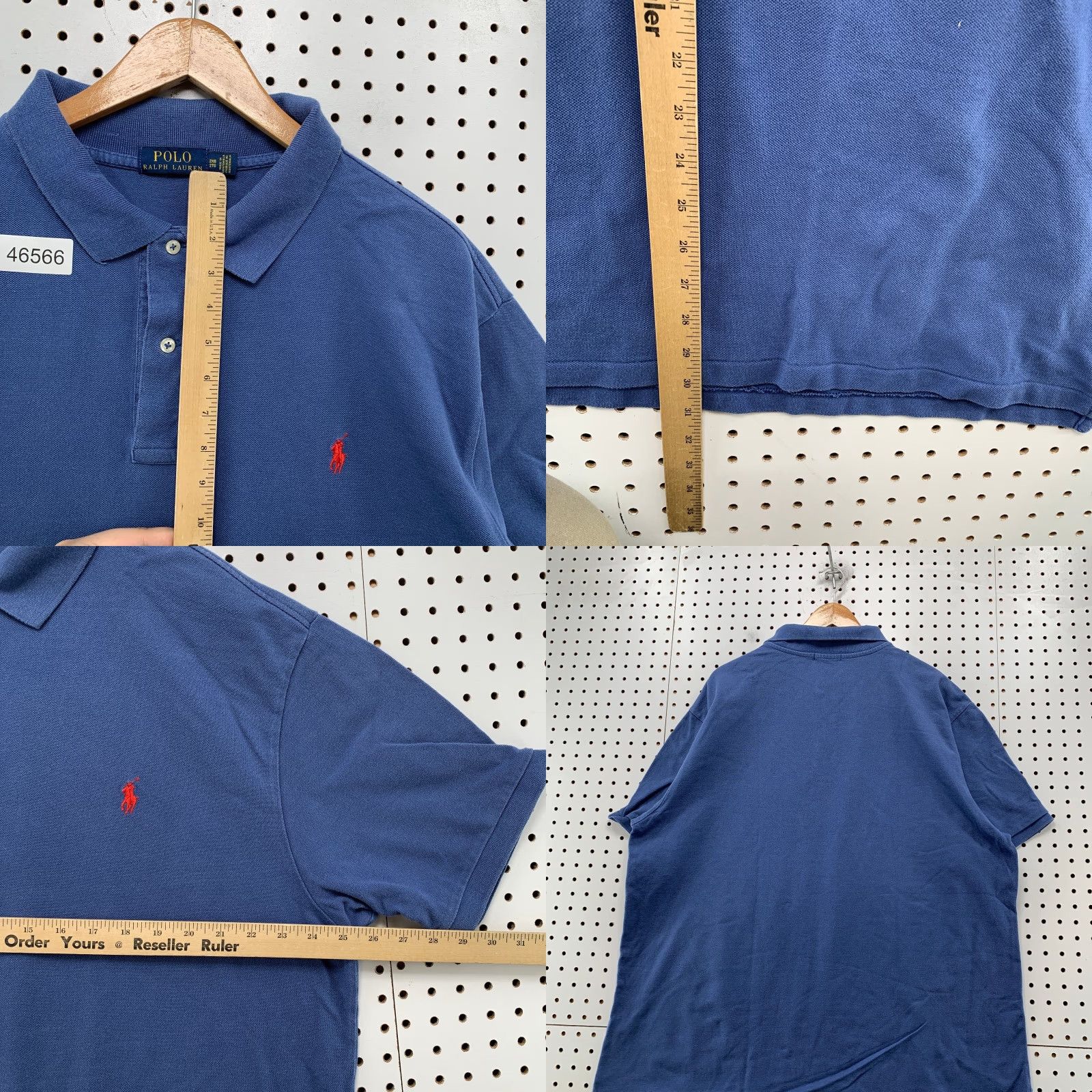 Polo Ralph Lauren Polo Ralph Lauren Shirt Mens Big 2XB Blue Red Pony Preppy School Work Size Size US XXL / EU 58 / 5 - 8 Thumbnail