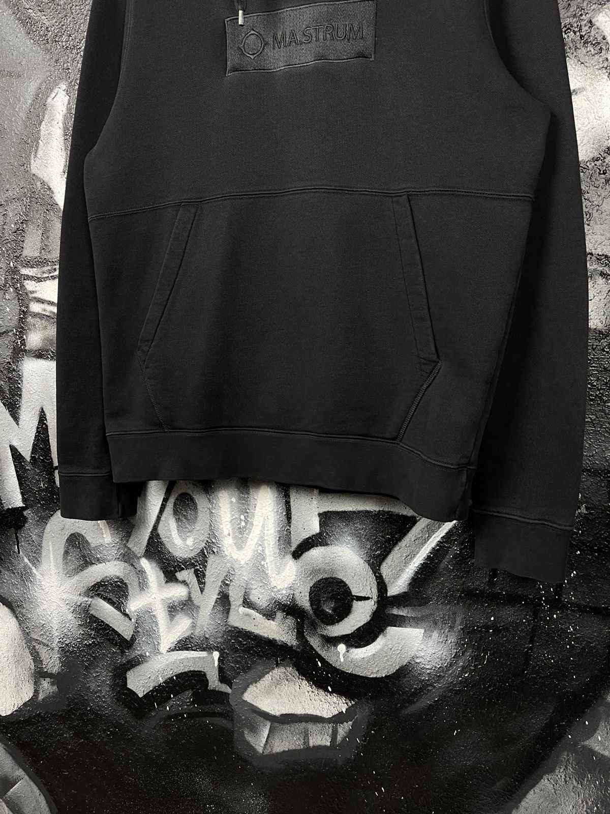 MA.STRUM Ma.Strum Box Logo Black Hoodie Men’s Size M Size US M / EU 48-50 / 2 - 4 Thumbnail