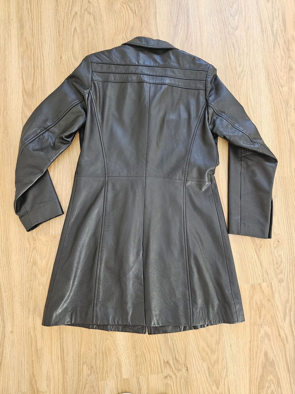 Other VINTAGE REDSKINS "Buttery Soft" Leather ¾ Coat - Rare Label Size XL / US 12-14 / IT 48-50 - 3 Thumbnail