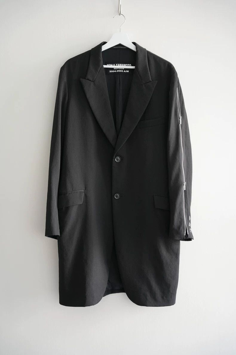 Yohji Yamamoto Yohji Yamamoto size 2 04aw Sleeve Zipper Coat 2501-Nextarro Size US M / EU 48-50 / 2 - 1 Thumbnail