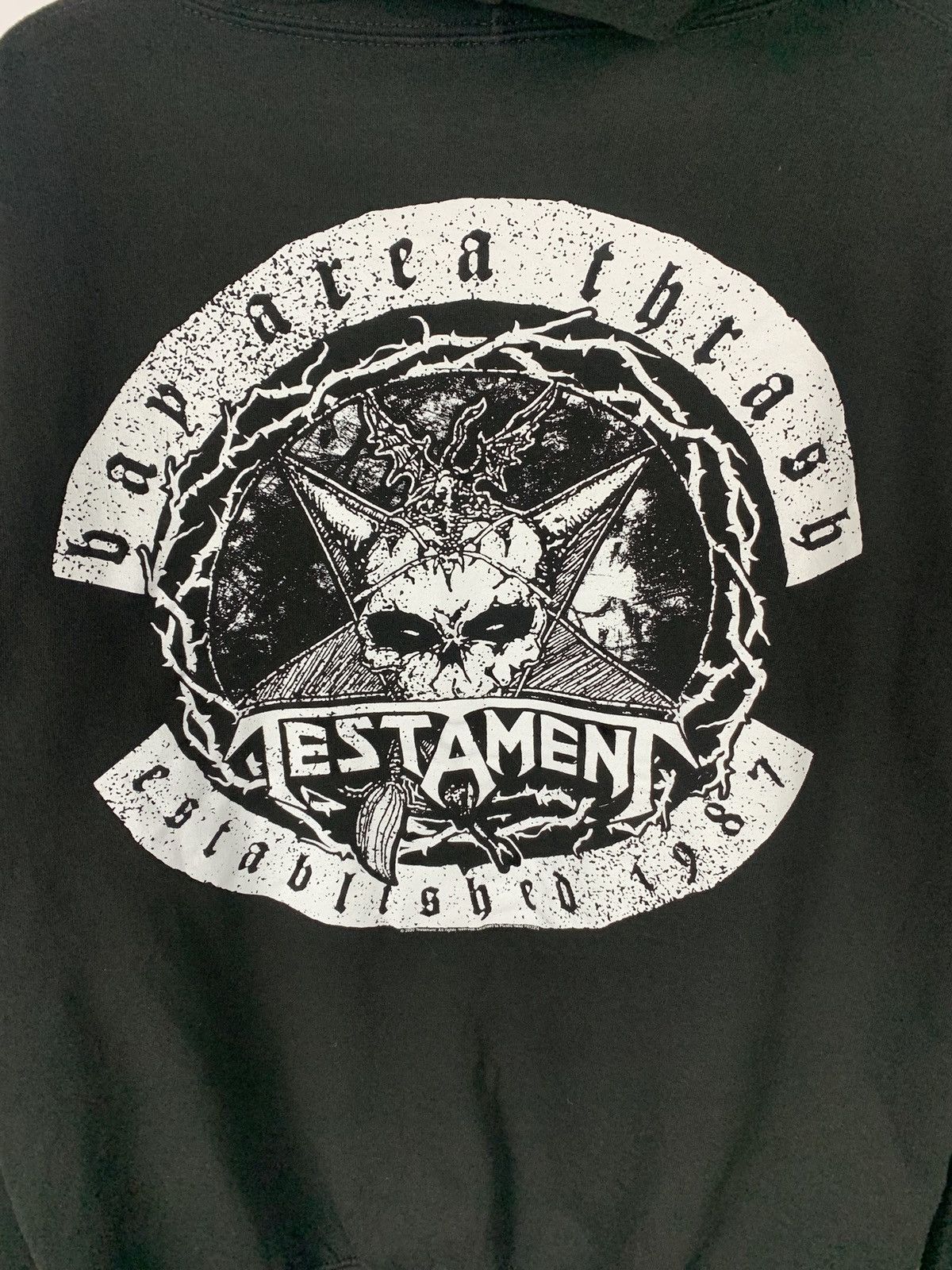 Band Tees Testament Rock Band Tour Hoodie Y2K Graphic Print Size M Size US M / EU 48-50 / 2 - 4 Thumbnail