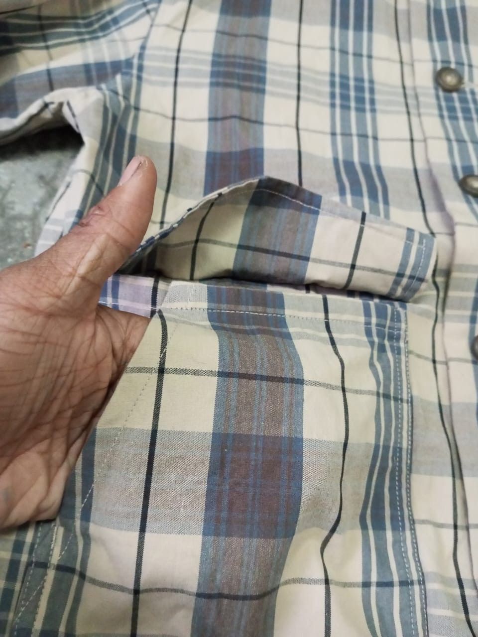 Vintage × Woolrich Woolen Mills A02 Vintage Woolrich Checkered Button Up Jacket Size US L / EU 52-54 / 3 - 12 Thumbnail