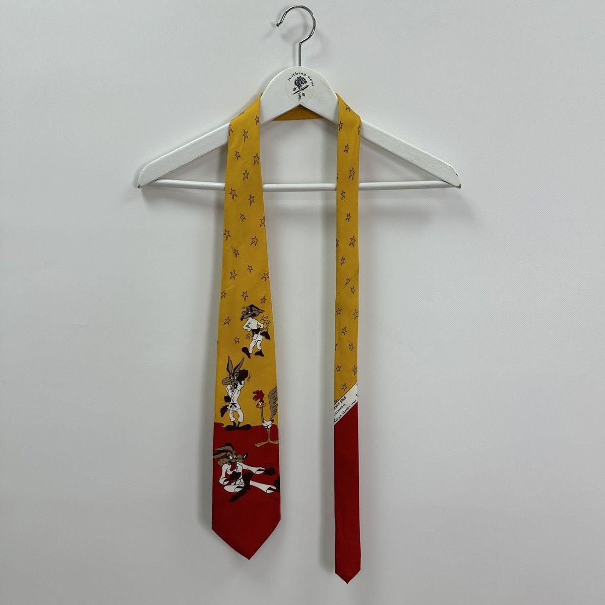 Vintage Vintage 90s Looney Tunes Warner Bros Karate Coyote tie y2k Size ONE SIZE - 1 Thumbnail