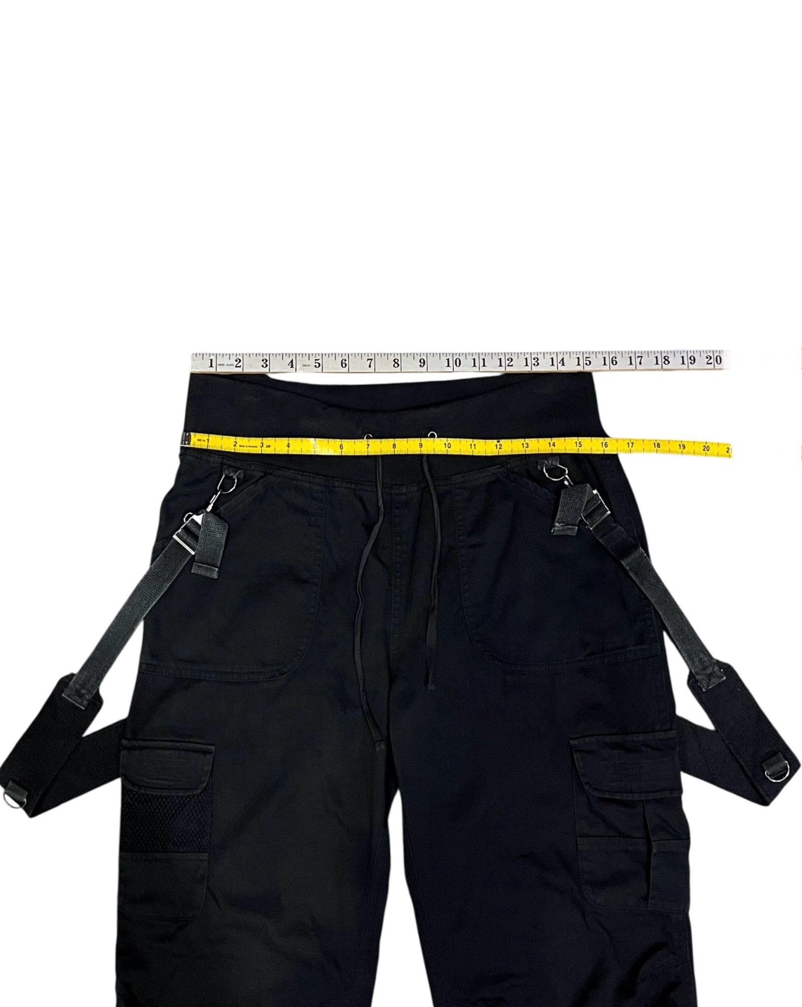 Grailed BLACK BACARRA Bondage Suspender SUPER FLARE Pants GOA Style Size US 32 / EU 48 - 9 Thumbnail
