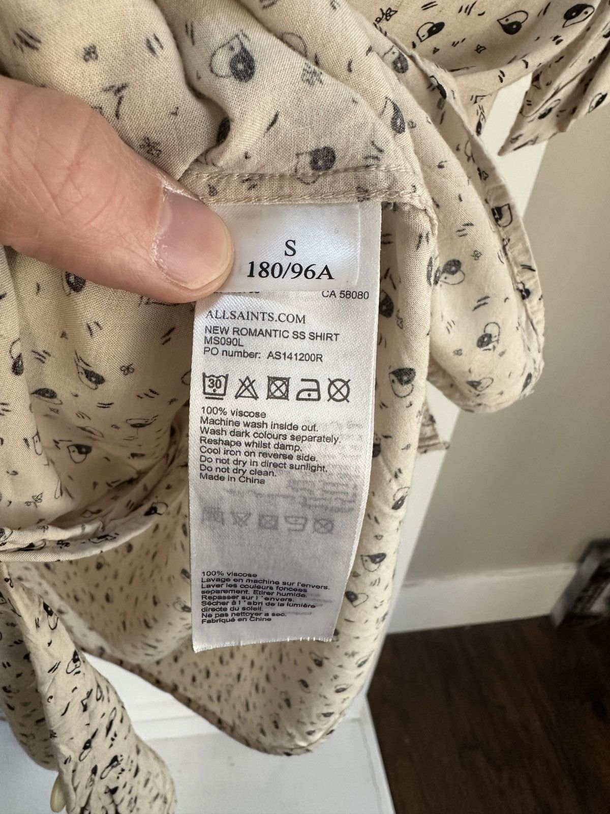 Allsaints New Romantic SS Shirt Size US S / EU 44-46 / 1 - 5 Thumbnail