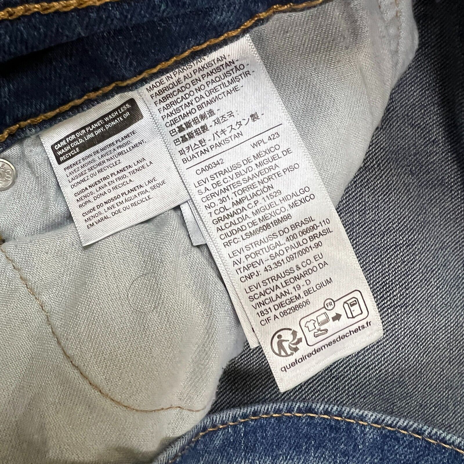 Levi's × Vintage Levi's 514 Jeans Men 32x30 Straight Fit American Denim Pants Size US 32 / EU 48 - 8 Thumbnail