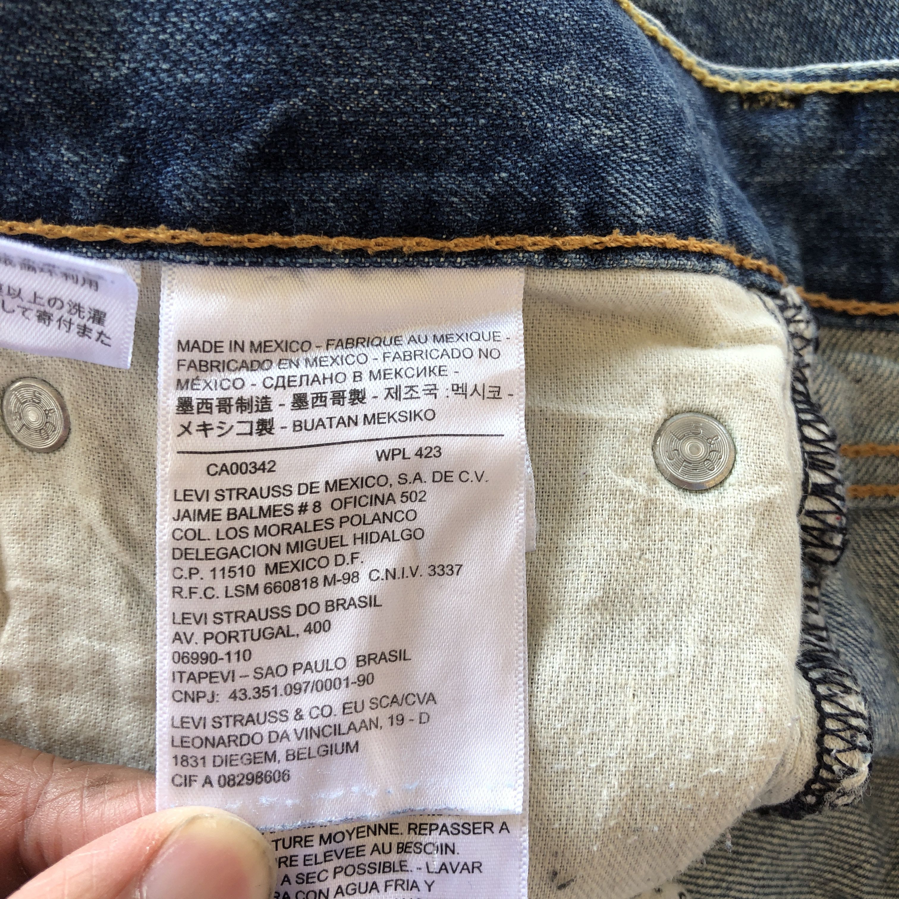Levi's Vintage Levi's 522 Distressed Jeans Levis Denim Pants Size US 34 / EU 50 - 10 Thumbnail