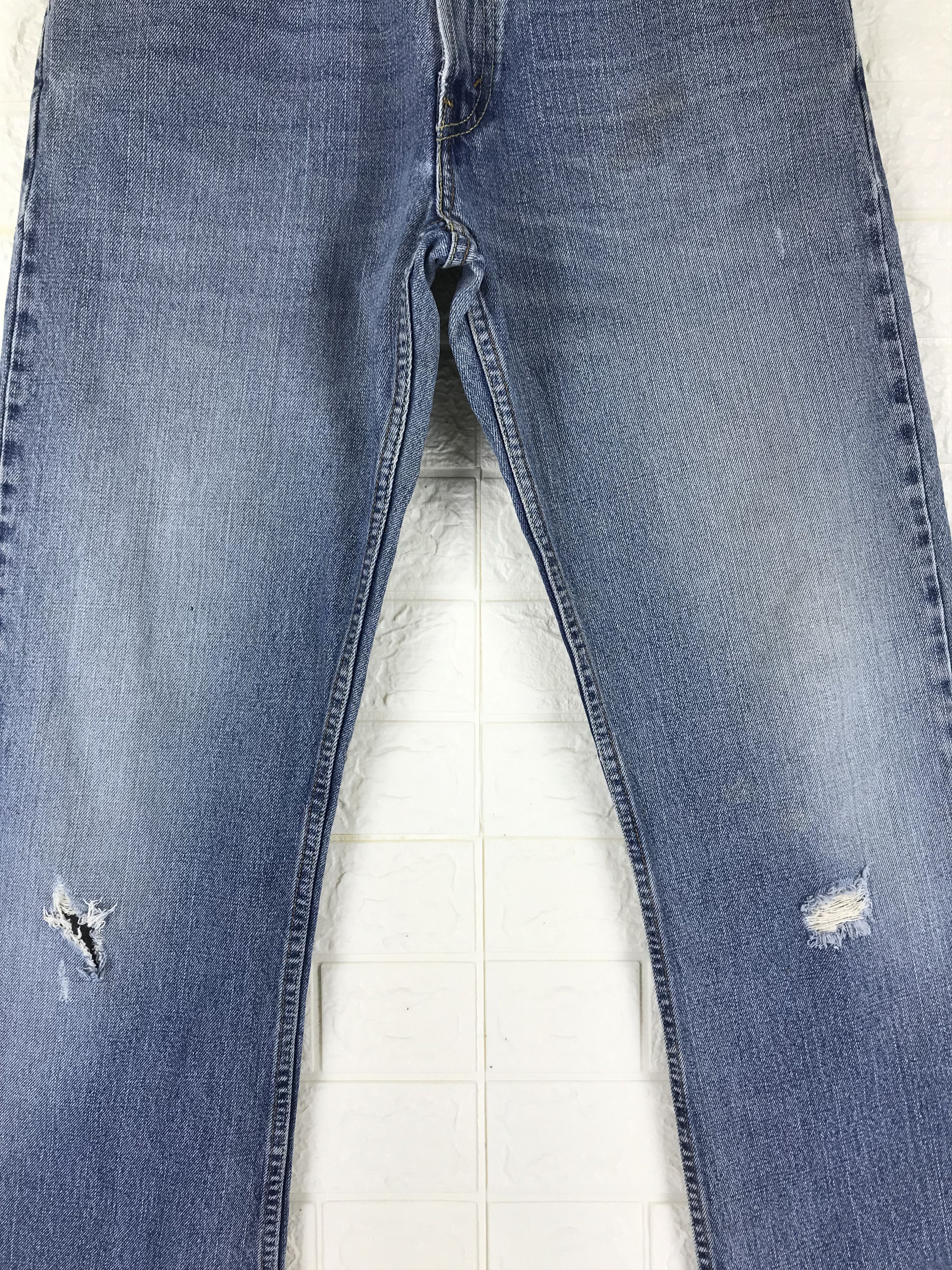 Levi's Vintage Levi's 527 Flare Jeans Distressed Denim Size US 32 / EU 48 - 3 Thumbnail