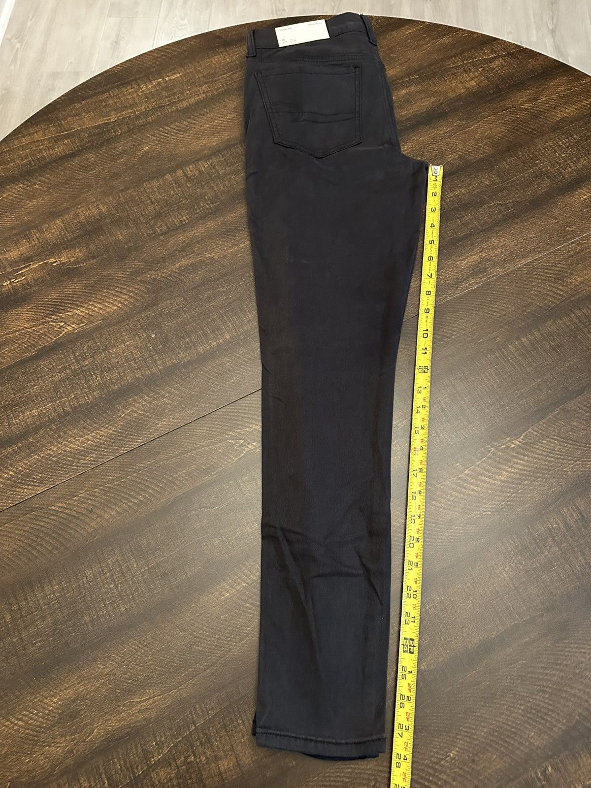 American Eagle Outfitters NWT American Eagle Super Stretch Black Jeggings-Sz 8 (30x28) Size 30" / US 8 / IT 44 - 4 Thumbnail