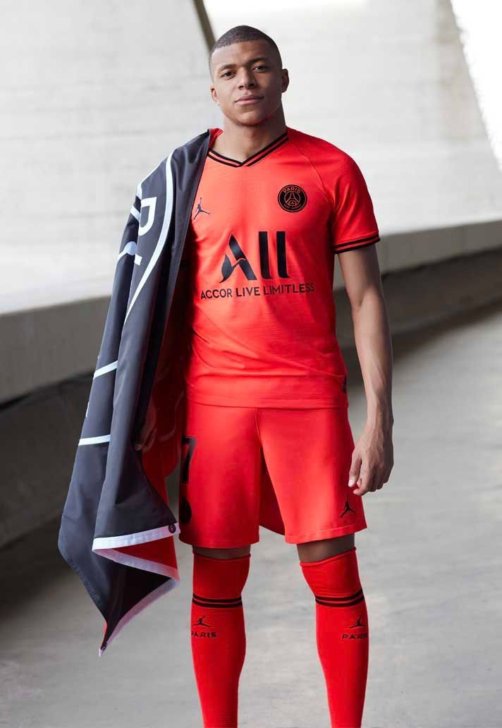 Jordan Brand × Nike 🔥 PSG PARIS SAINT GERMAIN 2019 2020 NIKE AWAY SOCCER JERSEY Size US XL / EU 56 / 4 - 1 Thumbnail