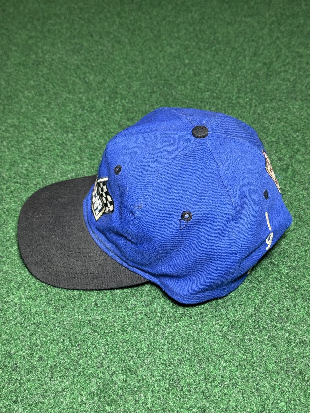 NASCAR Nascar Chase Authentics 90s Snapback Checkered Flag Hat Size ONE SIZE - 2 Thumbnail