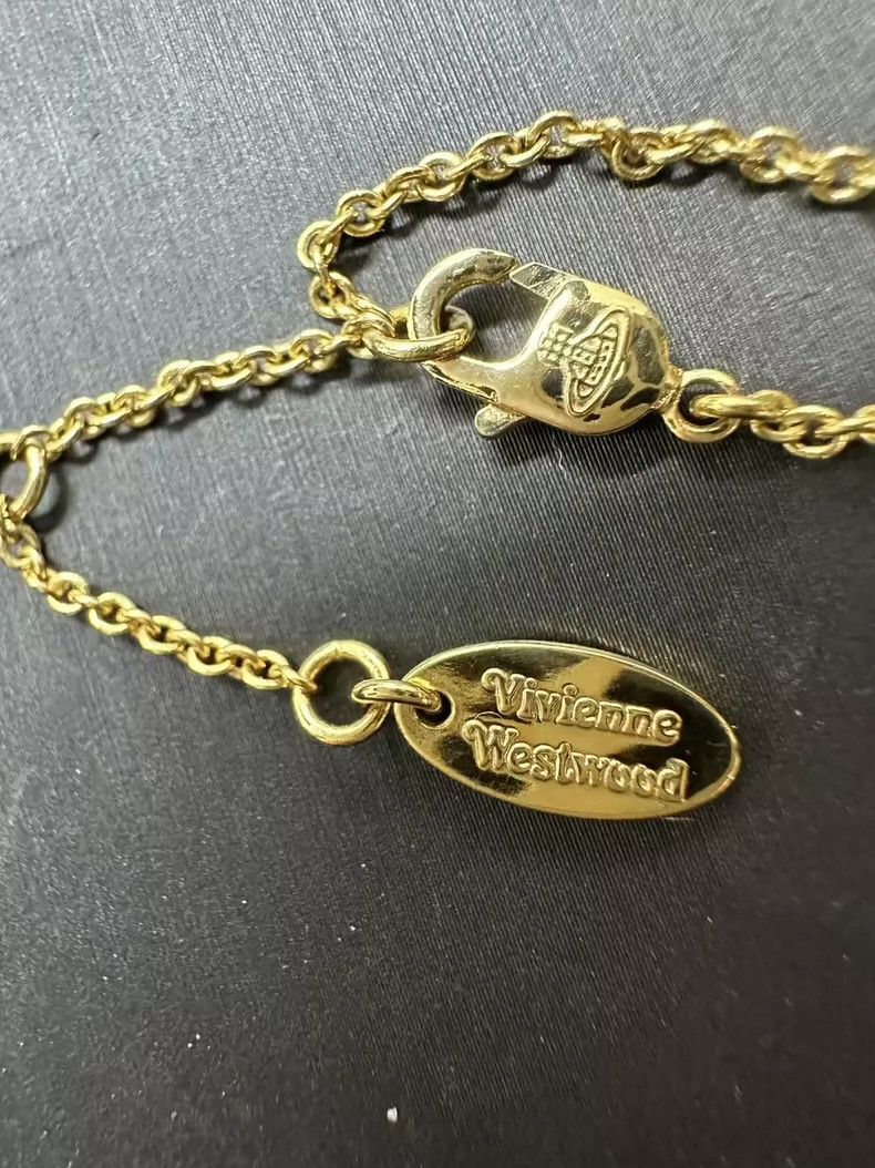Vivienne Westwood Vivienne Westwood Saturn love pin pearl necklace Size ONE SIZE - 4 Thumbnail