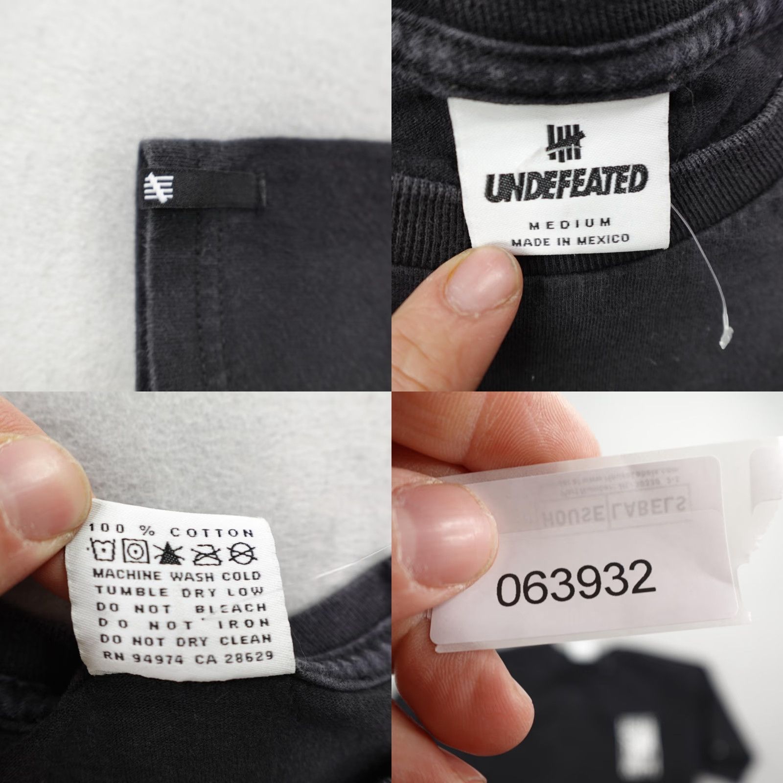Undefeated Undefeated Shirt Mens Medium Black Duckin' One Time UNDFTD Skater Graphic Tee Size US M / EU 48-50 / 2 - 8 Thumbnail