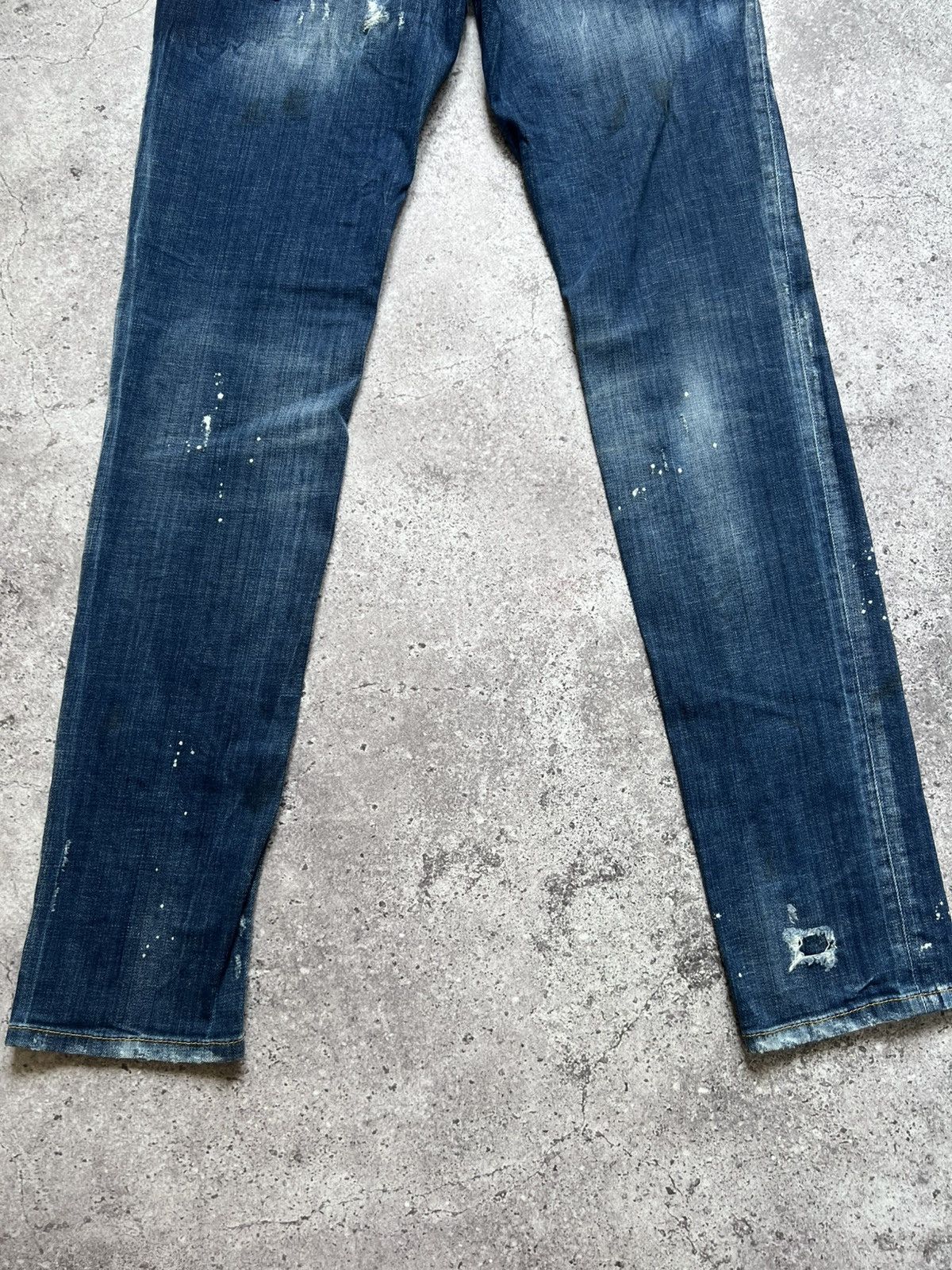 Dsquared2 Dsquared2 Men's Distressed Denim Jeans Slim Size US 32 / EU 48 - 13 Thumbnail