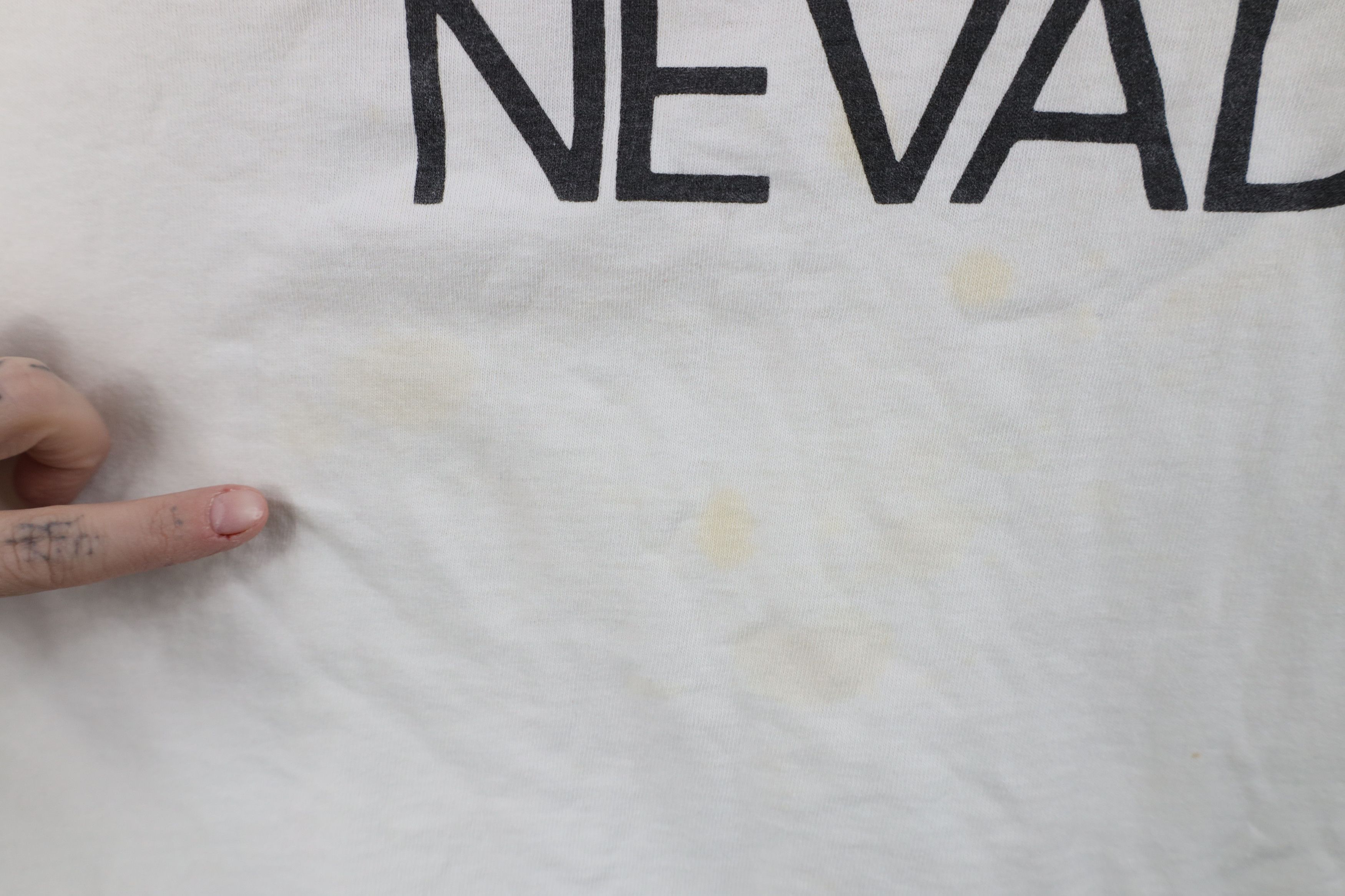 Vintage Vintage 90s Streetwear Las Vegas Nevada T-Shirt White USA Size US XL / EU 56 / 4 - 5 Thumbnail