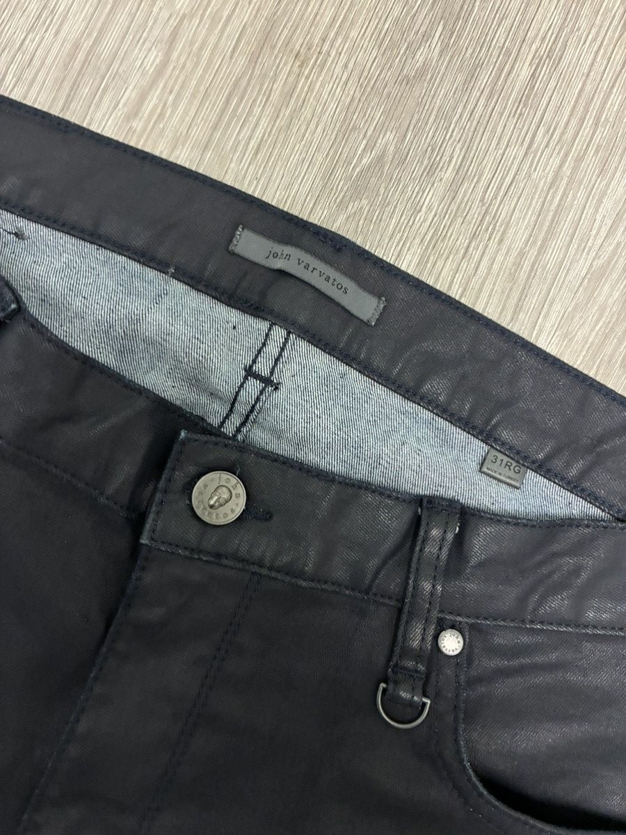 John Varvatos Coated Deep Blue Jean Size 31 Size US 31 - 5 Thumbnail