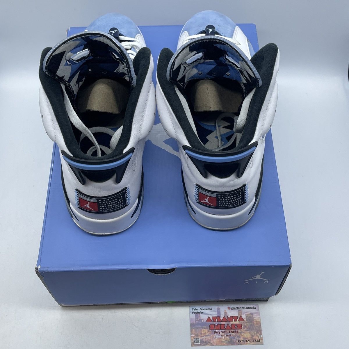 Jordan Brand Air Jordan 6 UNC home Size US 11 / EU 44 - 6 Thumbnail