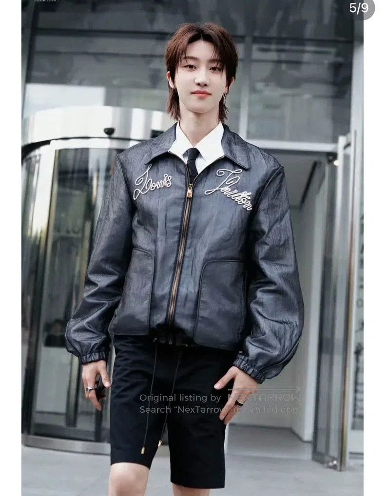Louis Vuitton LV 2024 Embroidered Logo Gray Jacket. Size US XL / EU 56 / 4 - 6 Thumbnail