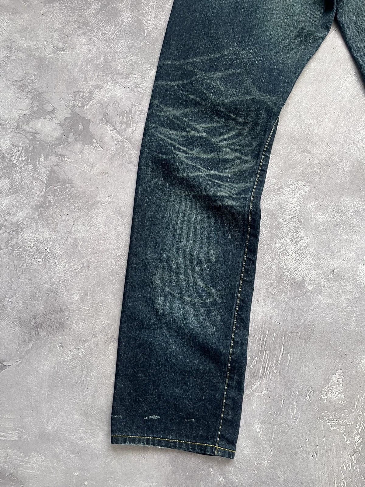 Edwin Vtg Edwin Distressed Mudwash Selvage Denim Pants Jeans 31x33 Size US 31 - 11 Thumbnail