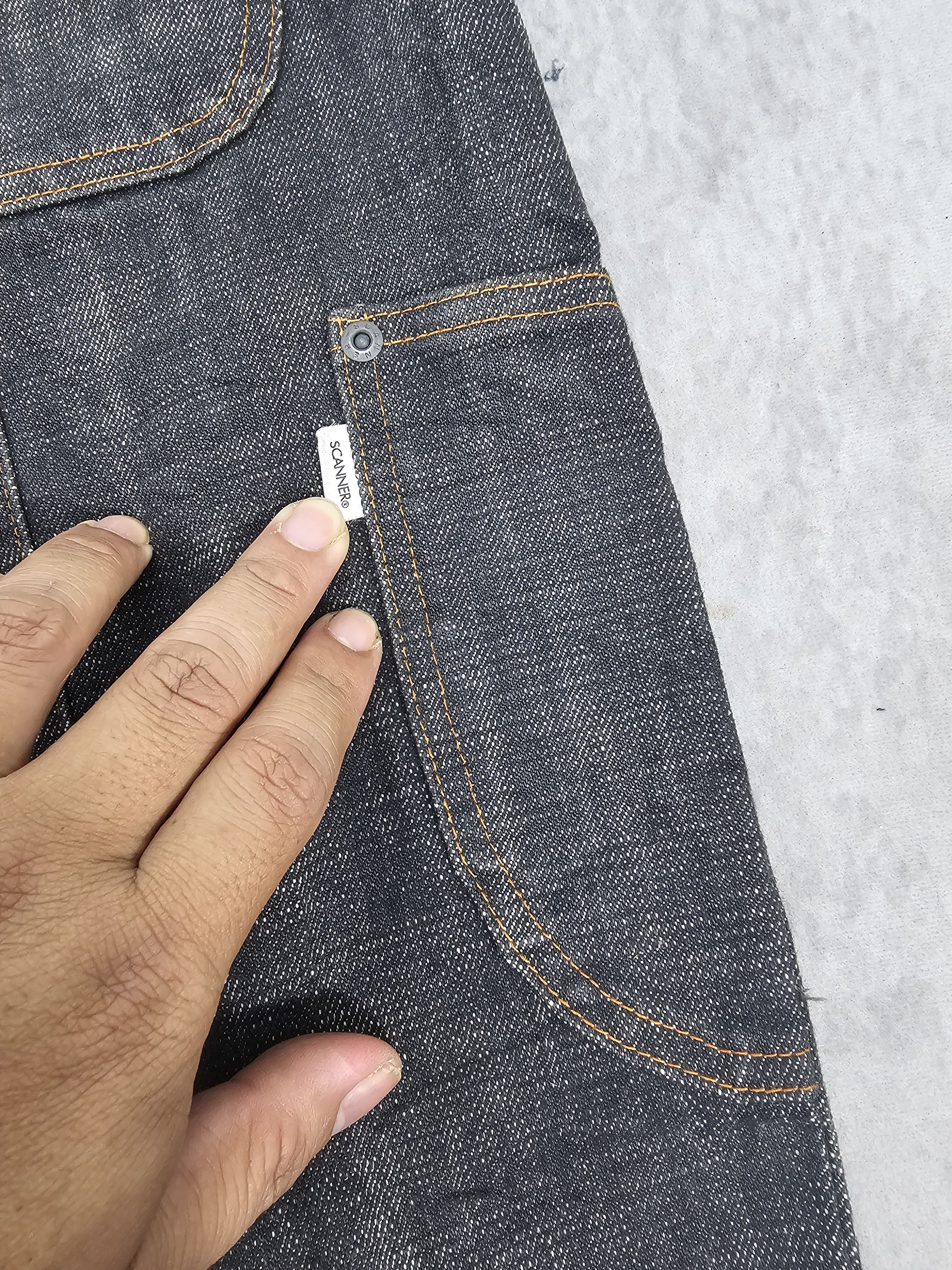 Japanese Brand SCANNER Multi Pockets Carpenter Workwear Jeans JB0277 Size US 35 - 12 Thumbnail