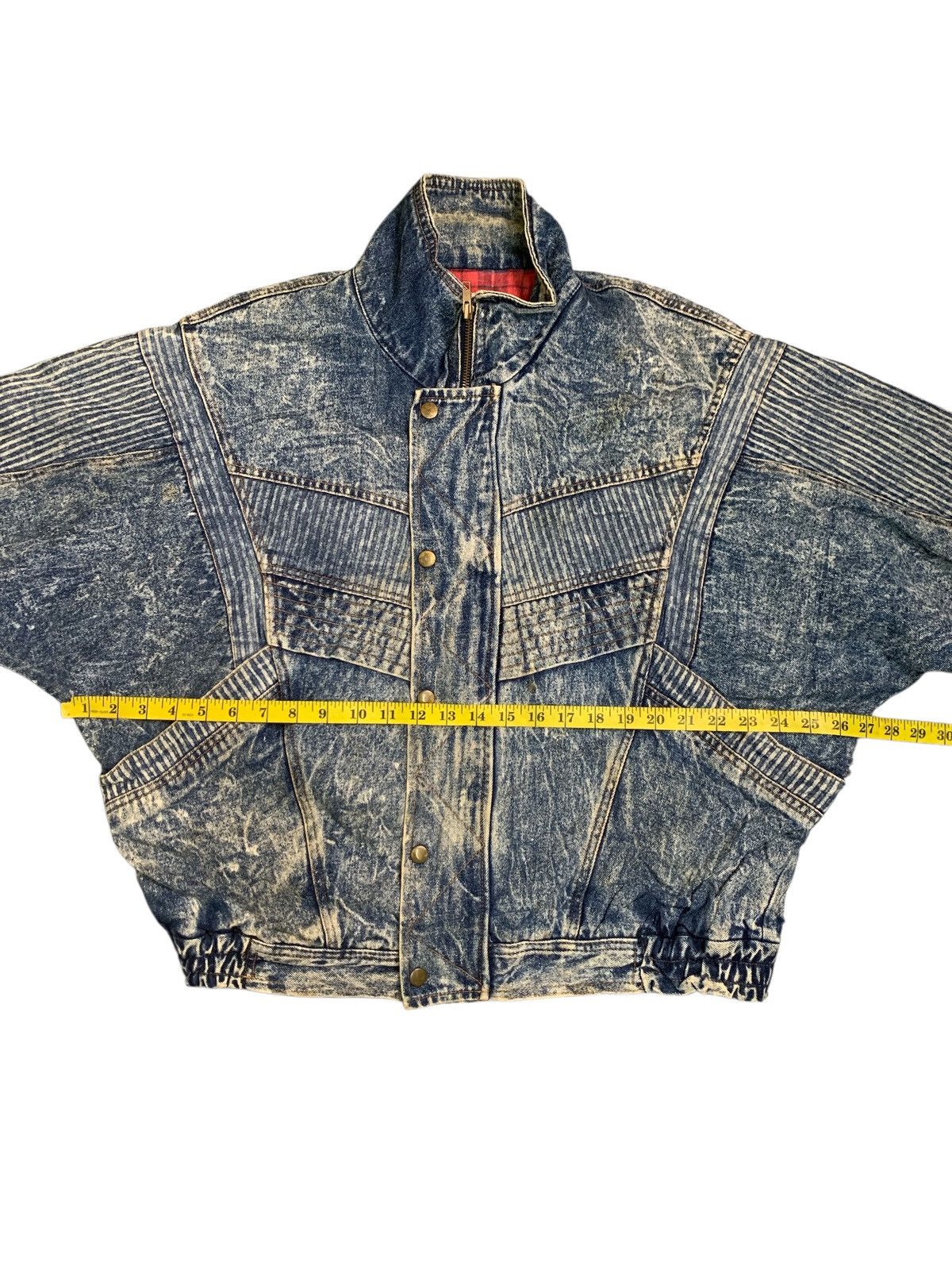 Japanese Brand Rare Design Vintage Slow Down Fashion Denim Jackets Size XXL / US 16-18 / IT 52-54 - 8 Thumbnail