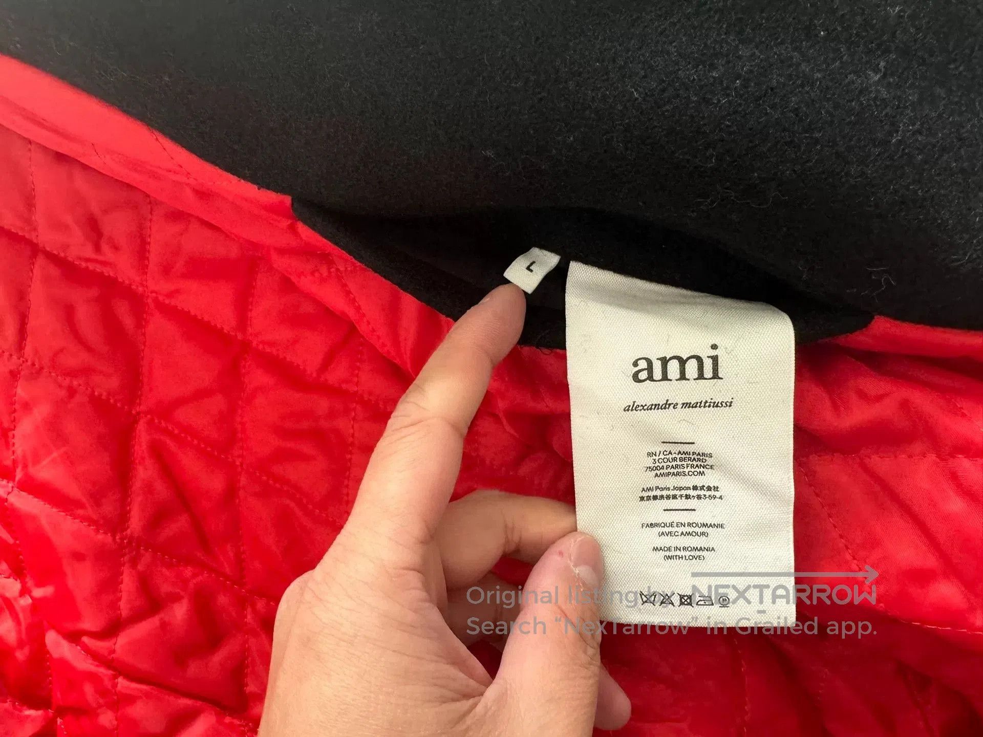 AMI AMI PARIS FW22 Colorblock Logo Jacket. Size US L / EU 52-54 / 3 - 5 Thumbnail