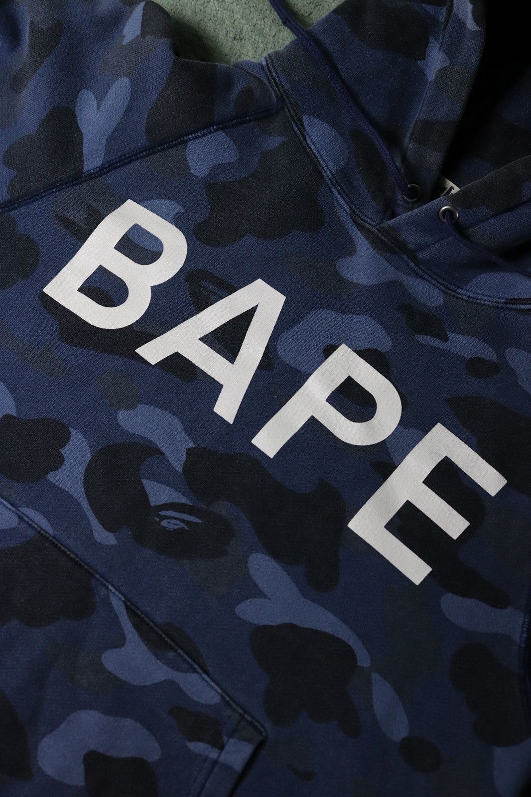 Bape BAPE Blue Camo Logo Hoodie Nigo OG Made In Japan Archive Size US S / EU 44-46 / 1 - 5 Thumbnail