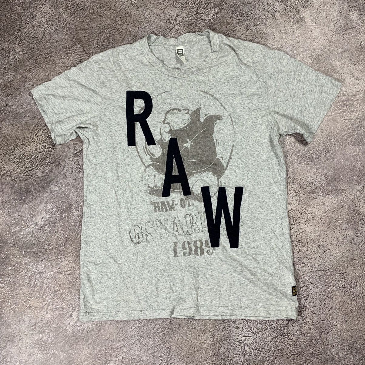 Vintage Vintage Y2K G-Star Raw Sun Faded Graphic Tee Streetwear L Size US L / EU 52-54 / 3 - 1 Thumbnail