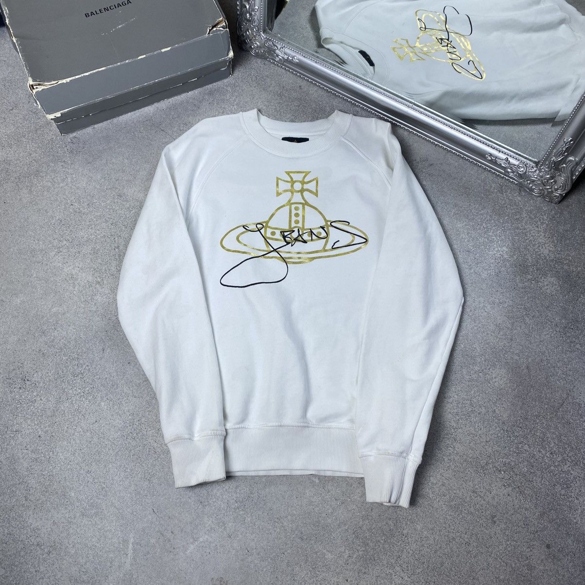 Vivienne Westwood Vintage Vivienne Westwood Big Logo Sweatshirt Y2K Size US XS / EU 42 / 0 - 1 Thumbnail