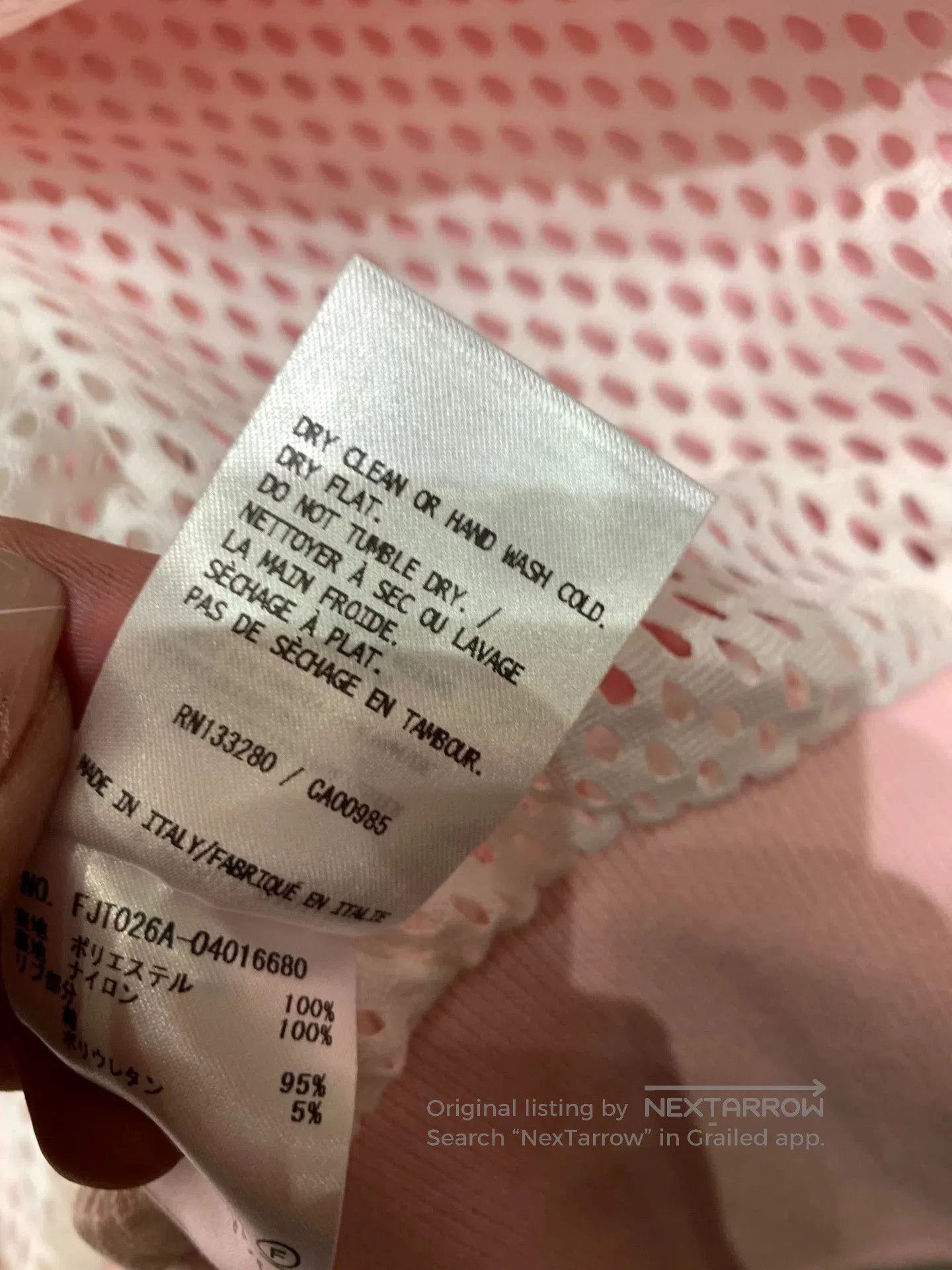 Thom Browne thom browne pink zip-up hooded jacket. Size US S / EU 44-46 / 1 - 7 Thumbnail