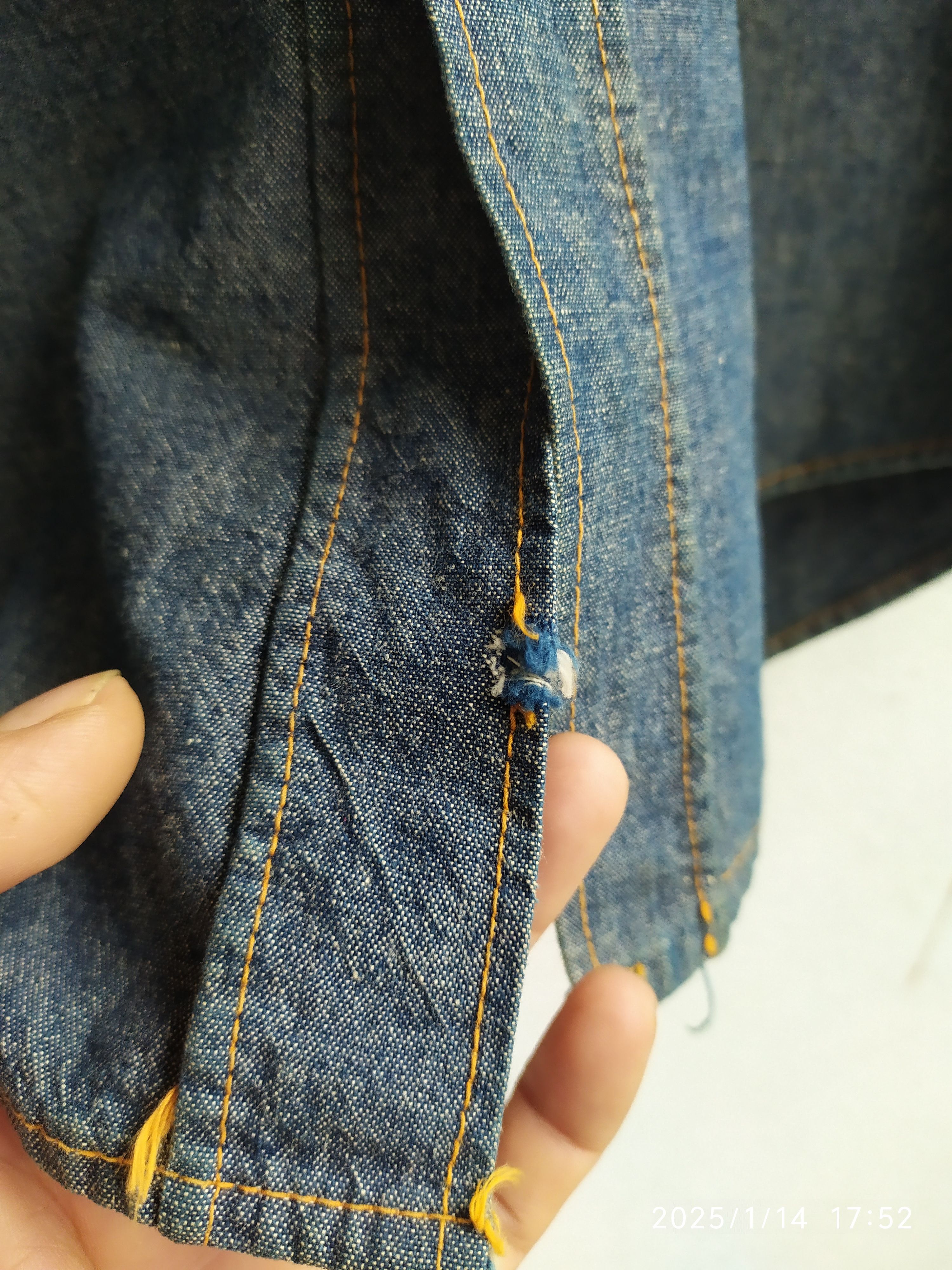 If Six Was Nine × Japanese Brand × Le Grande Bleu (L.G.B.) Vintage Japanese west cal Denim Lgb shirt Size US L / EU 52-54 / 3 - 5 Thumbnail