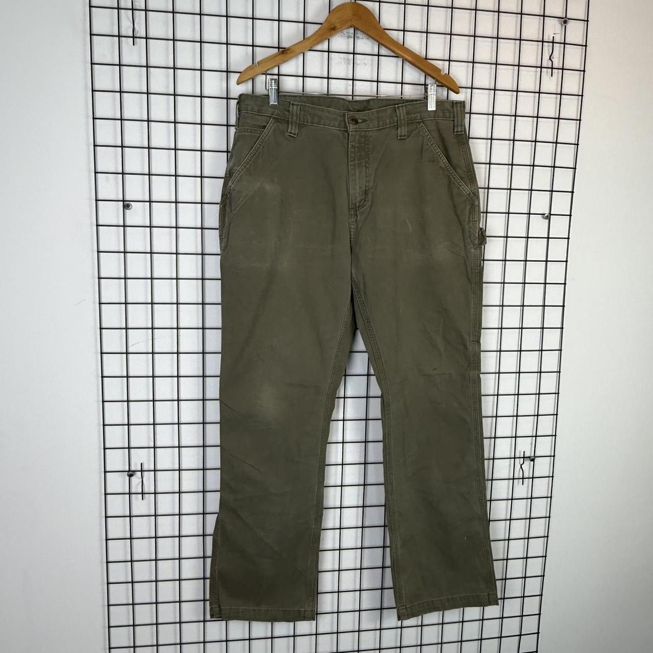 Carhartt Carhartt Blue Cargo Trousers Vintage Workwear Pants Size US 34 / EU 50 - 2 Thumbnail