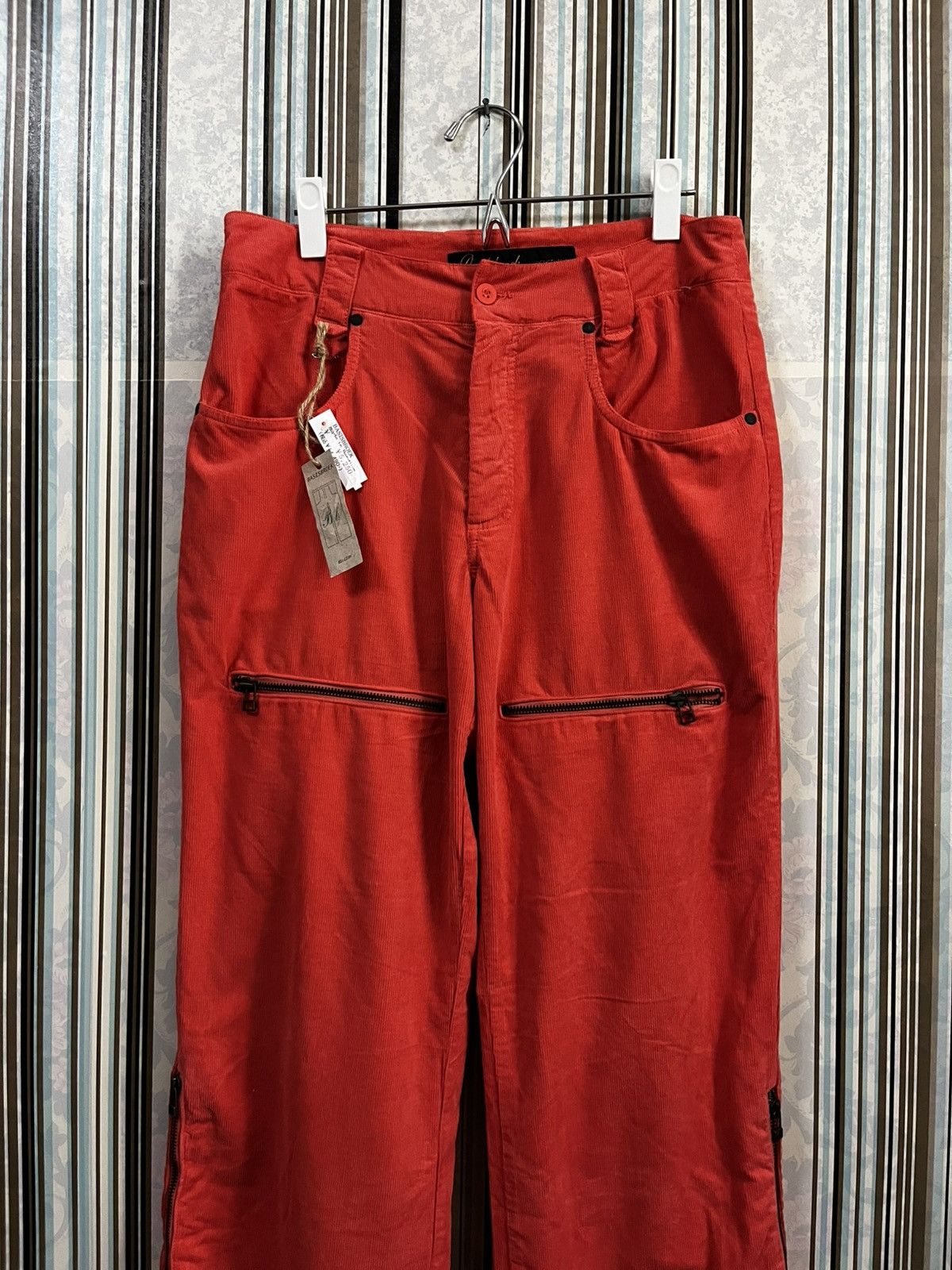 BASISBROEK 2000s NWT corduroy zip-techwear #H4 Size US 29 - 3 Thumbnail