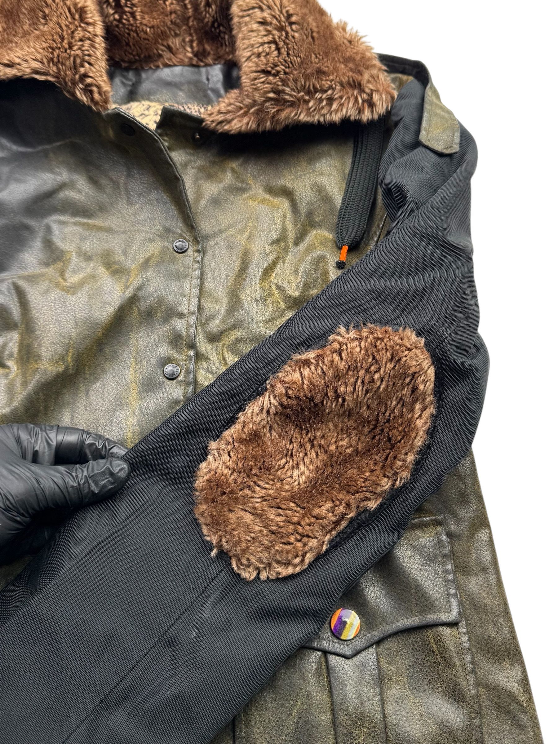 Japanese Brand Vintage Cropped Jacket With Faux Sheepskin Details W130(V9) Size M / US 6-8 / IT 42-44 - 3 Thumbnail