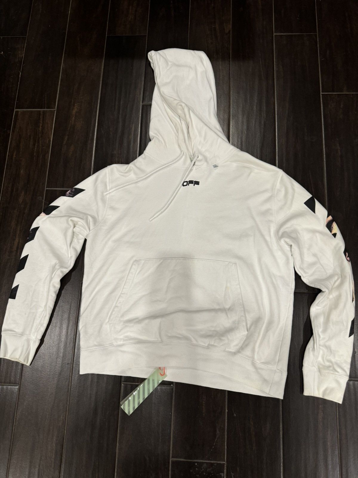 Off-White Off-White 2020 Arrows Diagnals Hoodie xxl Size US M / EU 48-50 / 2 - 2 Thumbnail